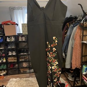 Black Midi Dress Size 2X